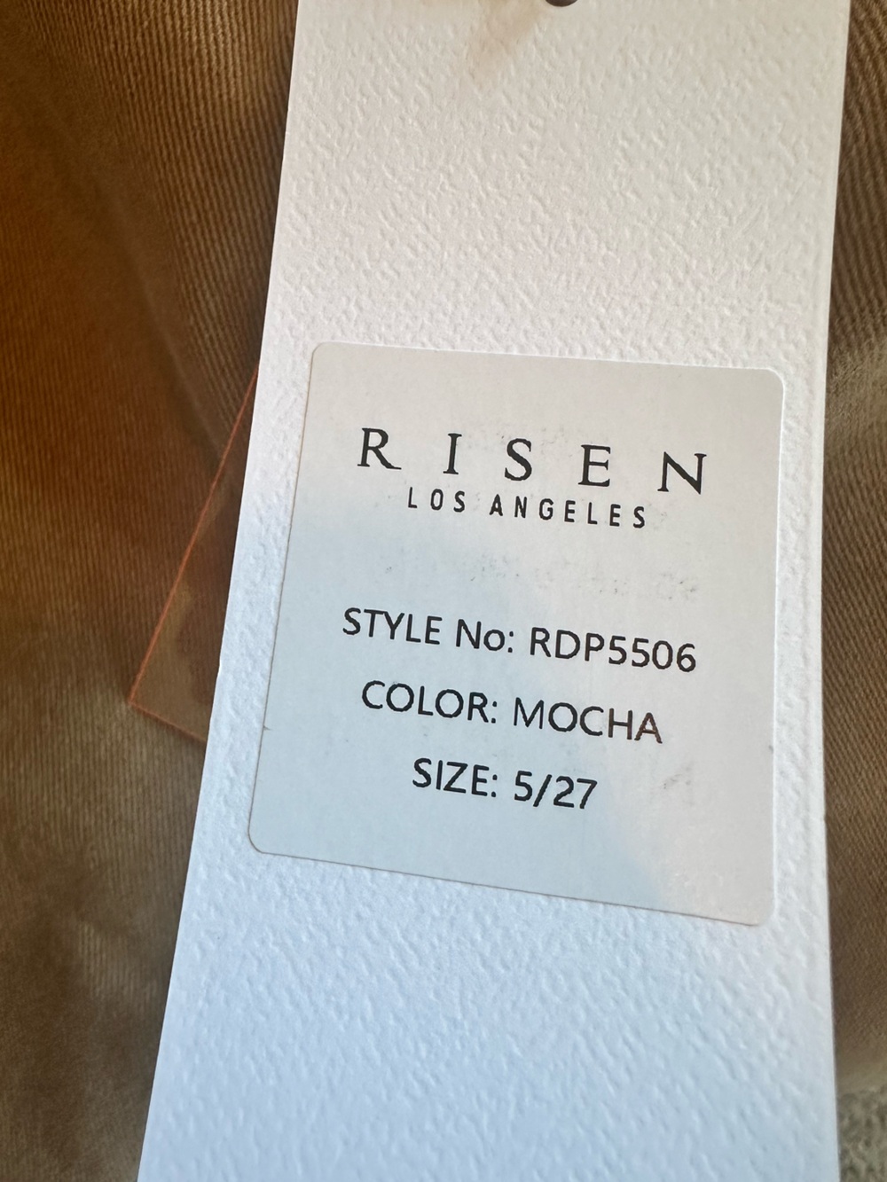 NWT🤎Risen Mocha High-Rise Tummy Control Cropped Wide-Leg 5/27 - Picture 7 of 11